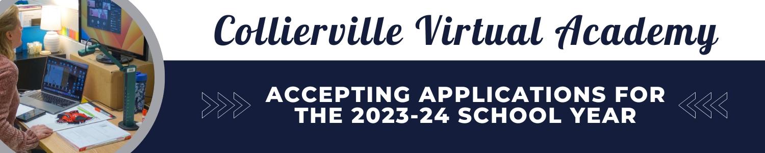 Collierville Virtual Academy application banner